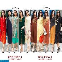 your choice Tipsy topsy vol-4 Wholesale Western Ready made Kurtis